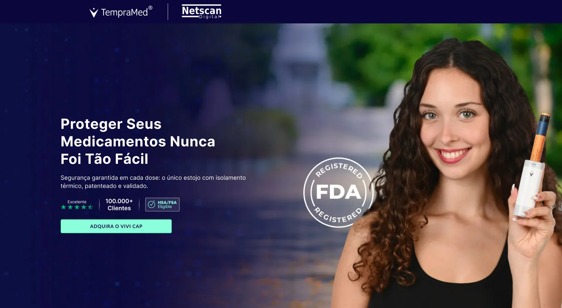 Proteger seus mediamentos nunca foi tão fácil, segurança garantida em cada dose: o único estojo com isolamento térmico, patenteado e validado