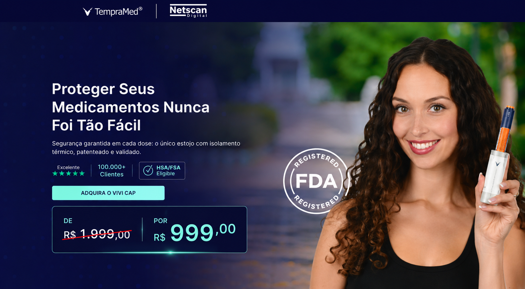 Proteger seus mediamentos nunca foi tão fácil, segurança garantida em cada dose: o único estojo com isolamento térmico, patenteado e validado